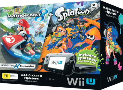 Mario Kart 8 Splatoon - Wii U Splatoon Mario Kart 8 (410x300), Png Download