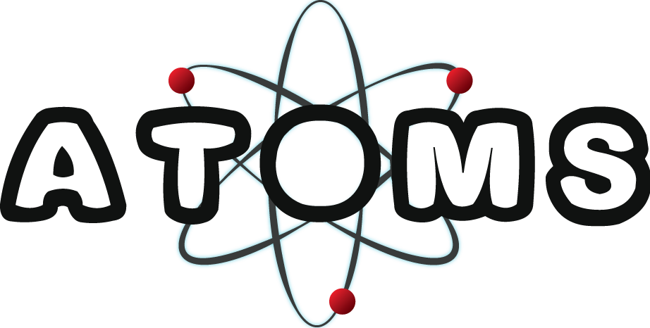 Atoms Logo Inverse - Atom (922x466), Png Download