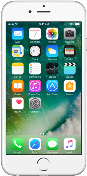 Apple Iphone 7 256 Gb Silver (550x620), Png Download