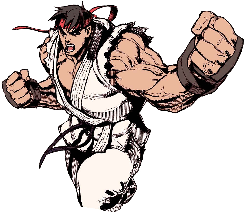 Street Fighter Ii Png Transparent Image - Ryu Street Fighter Alpha 3 Hd (1090x934), Png Download
