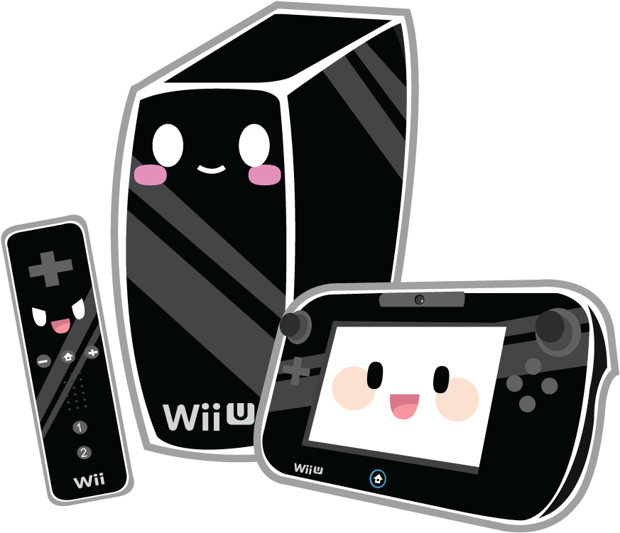 Wii U Clipart - Wii U Kawaii (872x772), Png Download