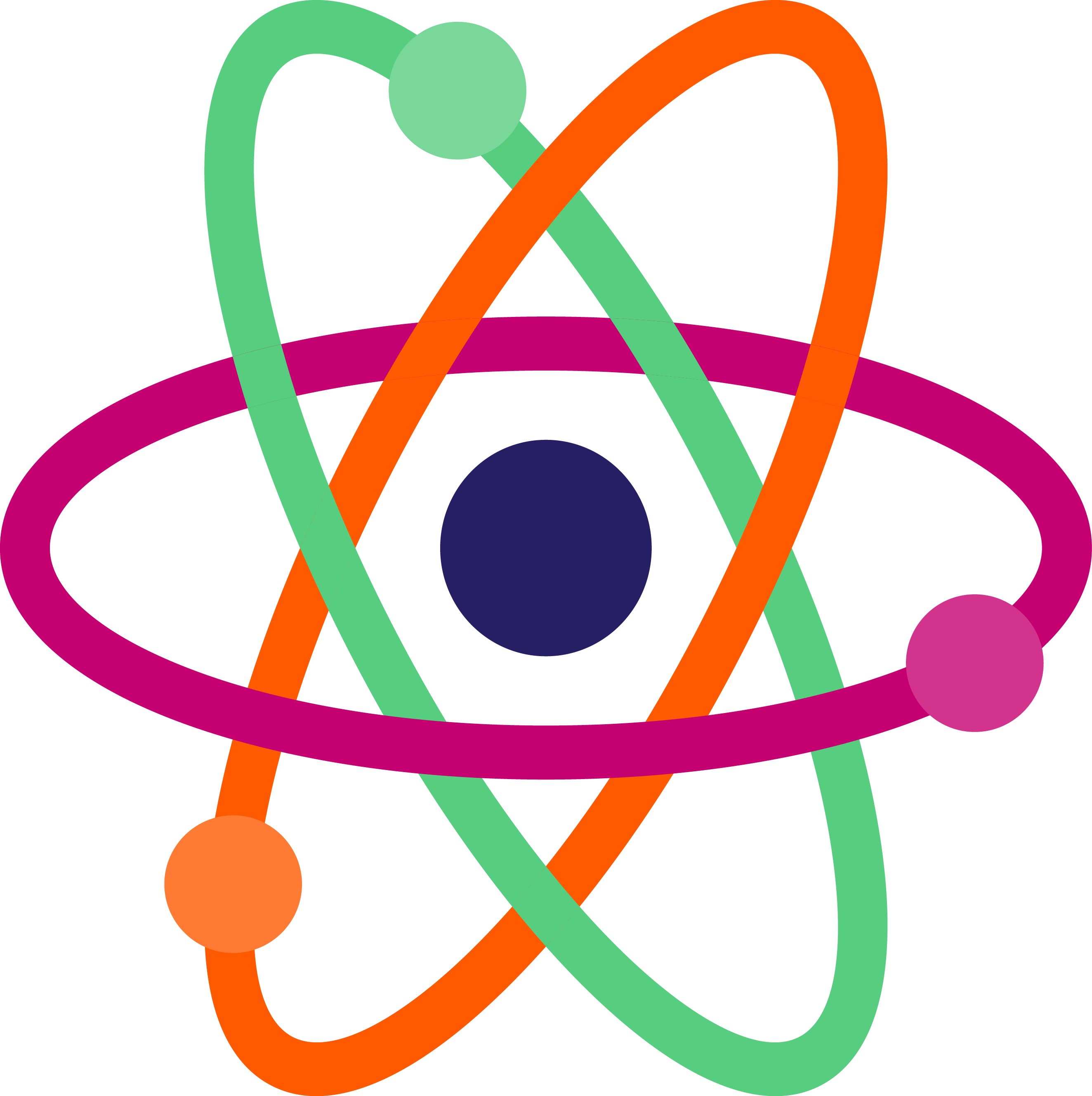 Free Atom Clipart - Fusion Logo (2647x2656), Png Download