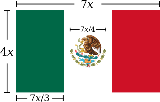 Oliver Roeder On Twitter - Mexico Flag Dimensions (600x400), Png Download