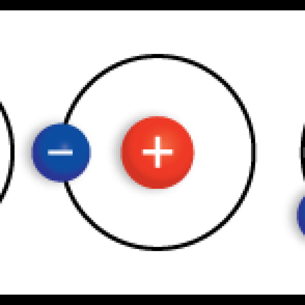 Simplified Model Charges Flowing Through Atoms Make - Circle (1024x1024), Png Download