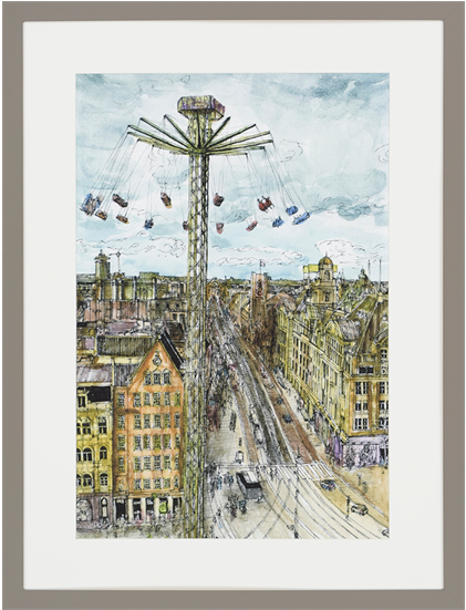 European Afternoon Iv - Art Print: European Afternoon Iv By Melissa Wang : (550x550), Png Download