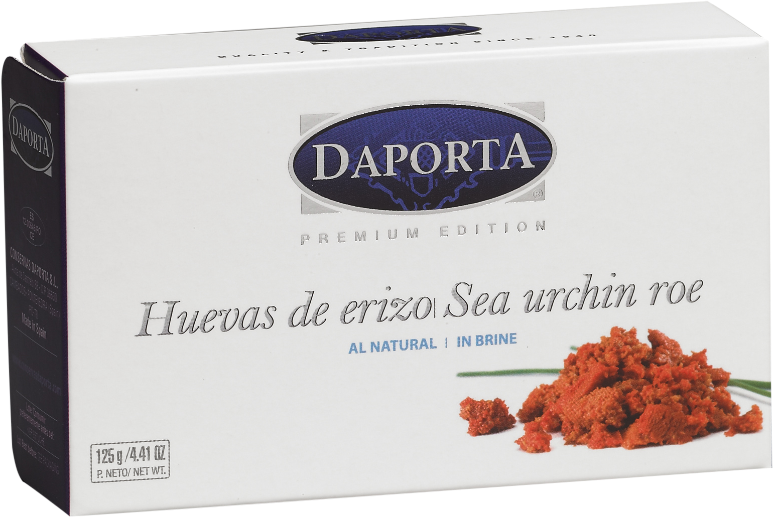 Sea Urchin Roe In Brine All Natura - Sardine (1744x1240), Png Download