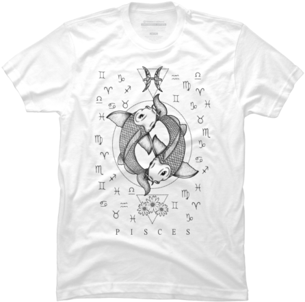 Pisces $25 By Talenthouse - Double Exposure Anime Shirt (480x480), Png Download