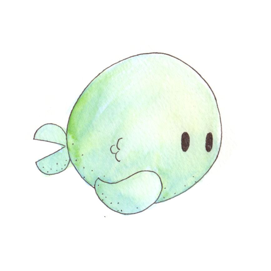 Pisces Watercolor - Watercolor Painting (1000x1000), Png Download