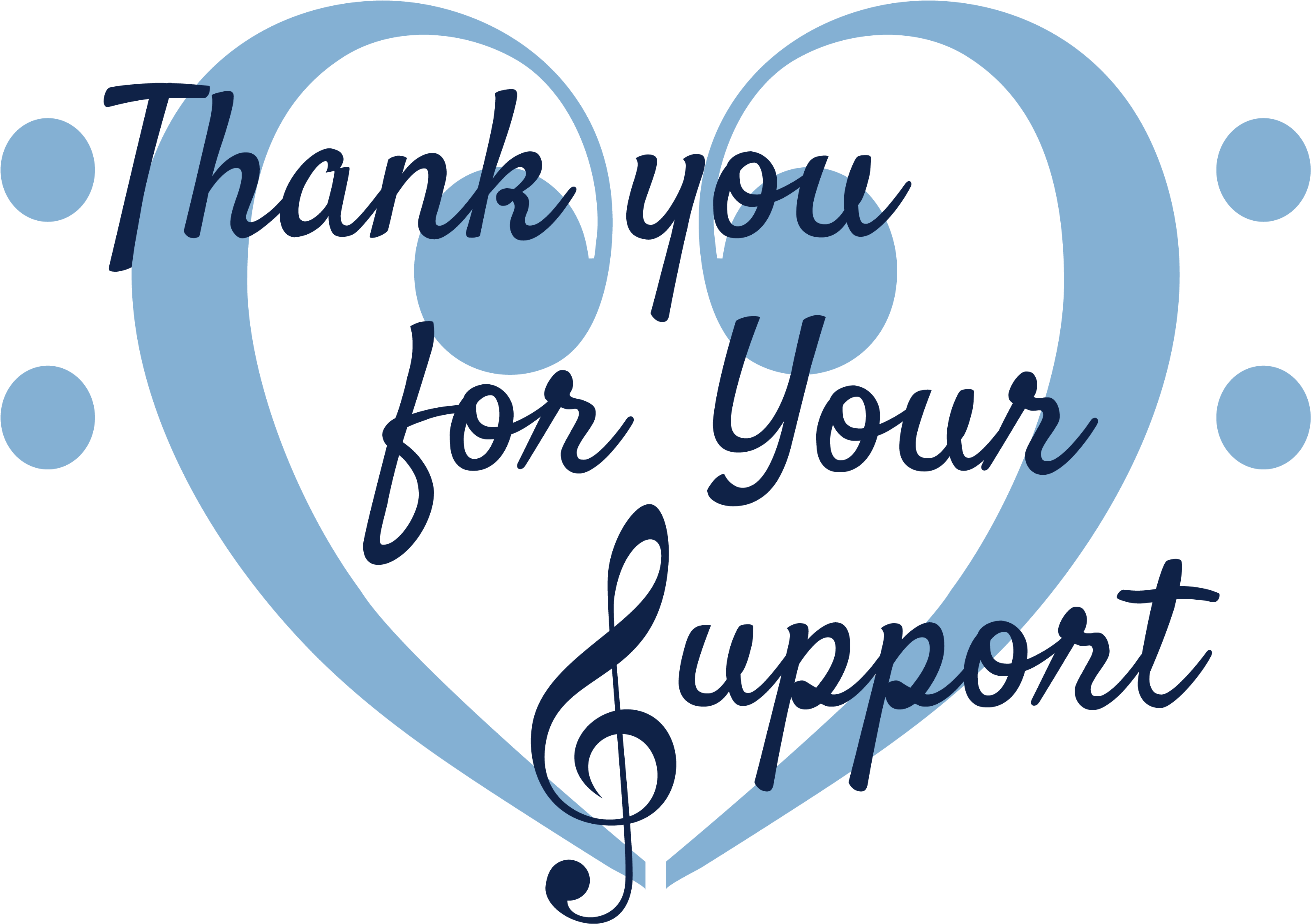 The Gilbert Jackson Chorale - Treble Clef (3334x2501), Png Download