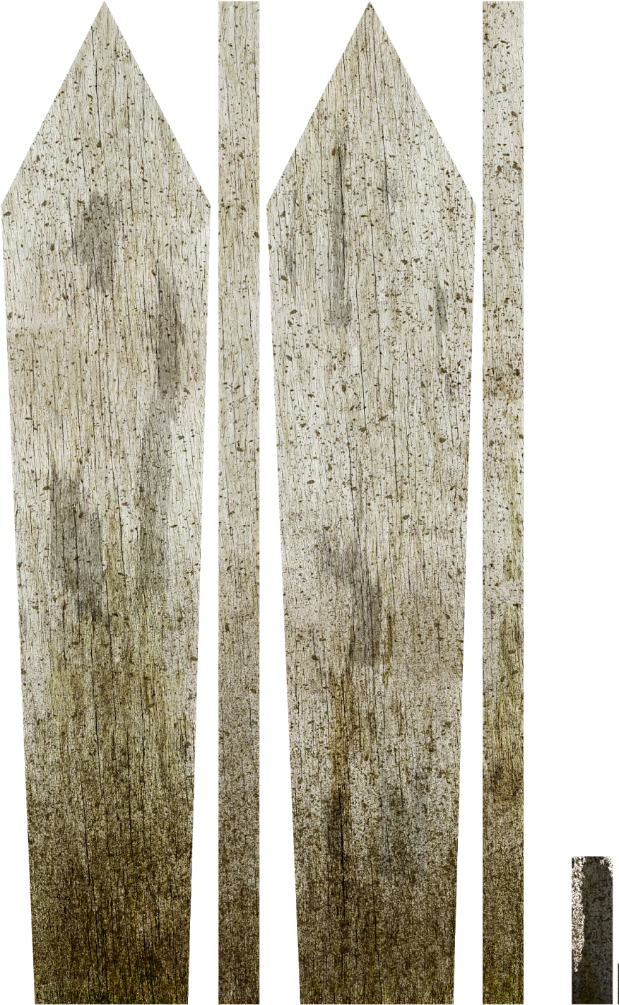 These Are Some Variations Of The Picket Texture To - Picket Fence (1600x1600), Png Download