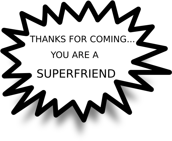 Small - Thank You For Coming Clipart (600x498), Png Download