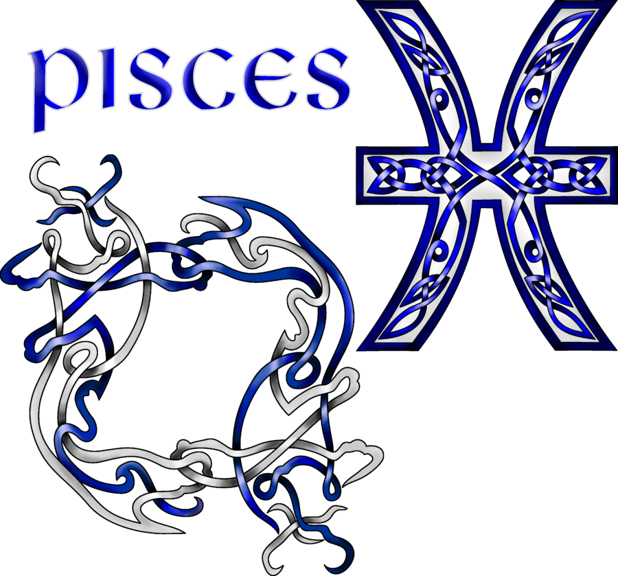 Celtic Knot Pisces By Knotyourworld - Pisces Celtic Knot (900x839), Png Download