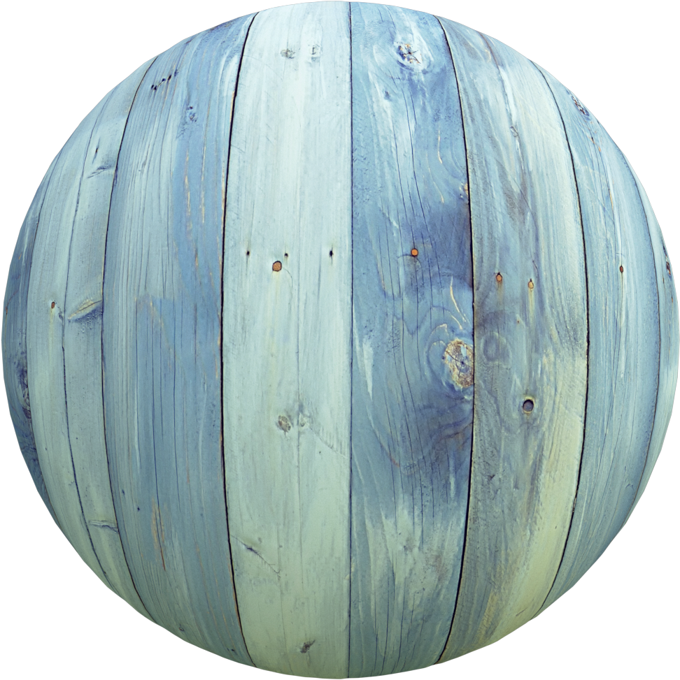 Green Painted Natural Wood Fence - Wood (1024x1024), Png Download