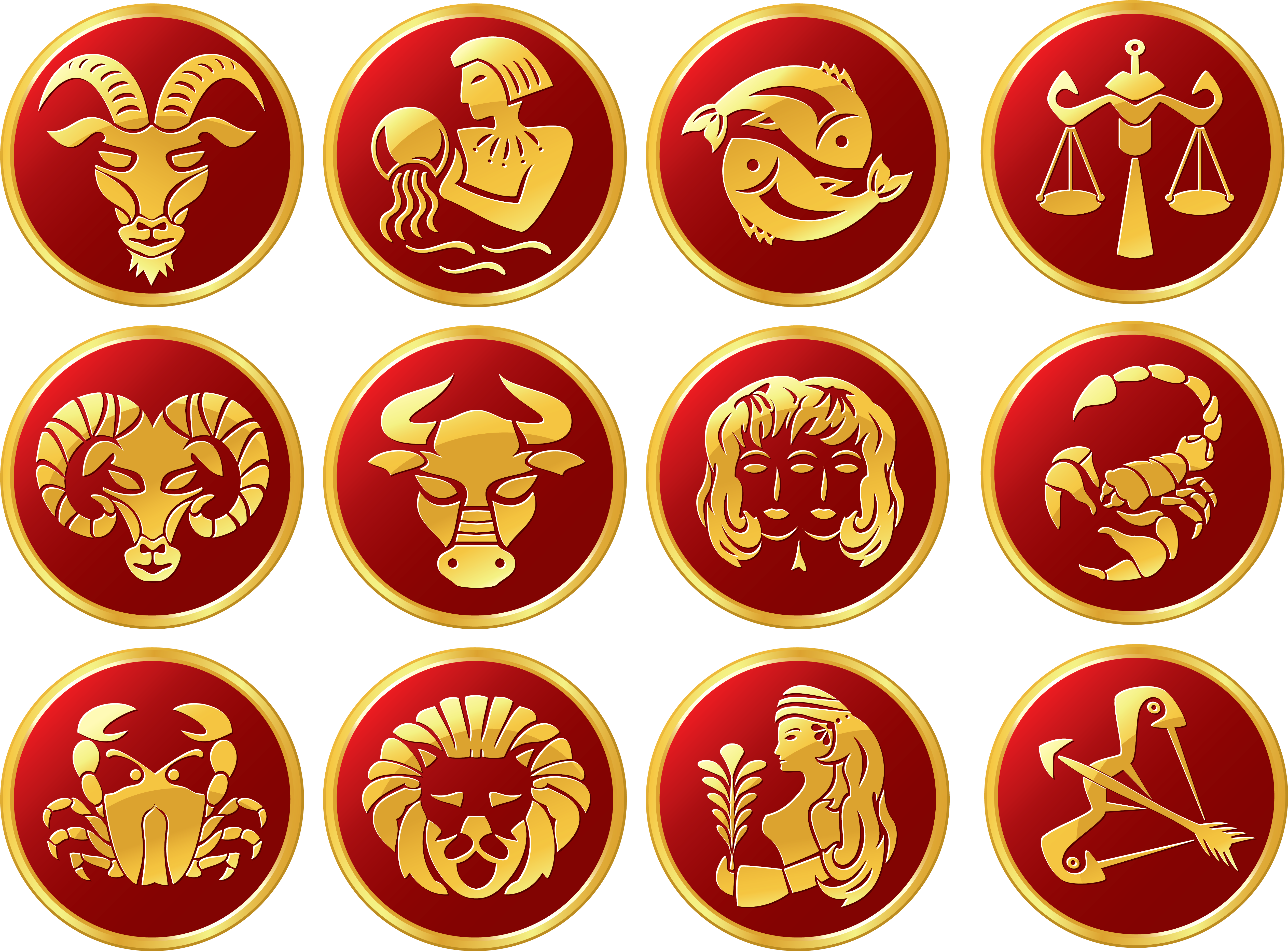 Zodiac Signs Set Png Clip Art Image - Scorpio Pendant - Scorpio Necklace - Scorpio Jewelry (5190x3832), Png Download