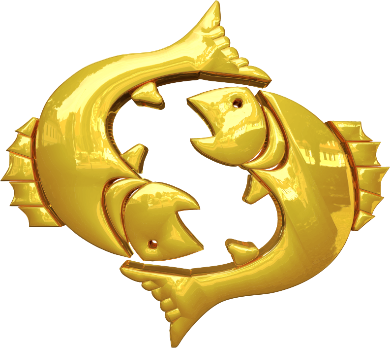 Medium Image - Golden Pisces (793x706), Png Download