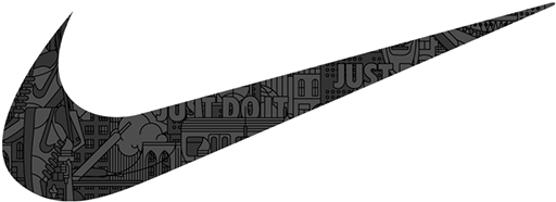 Creative Team At Nike Usa Commissioned Us To Design - Nike Swoosh Logo Transparent (600x424), Png Download