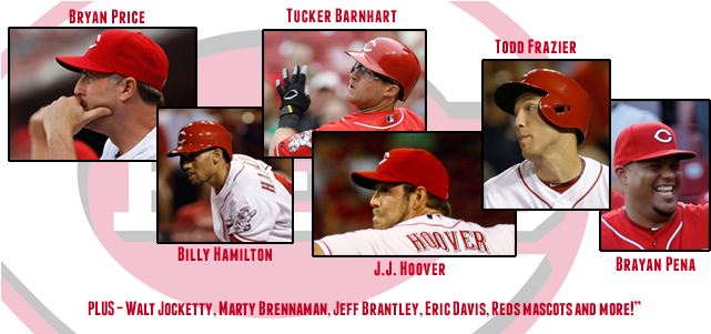 Reds Fans, Guarantee Your 2015 Mlb® All-star Game® - Autographed Tucker Barnhart Photo - 8x10 (649x300), Png Download