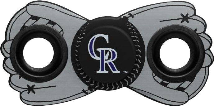 Cincinnati Reds Mlb Diztracto Two Way Team Fidget Diztracto - Los Angeles Dodgers Two-way Fidget Spinner, Gray (600x600), Png Download