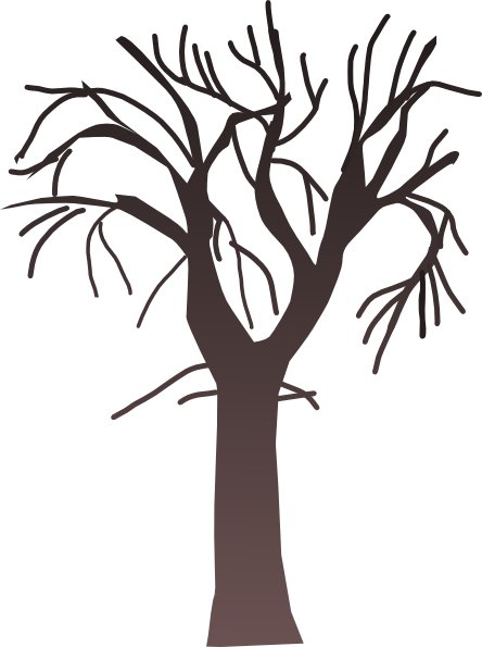 Picture Royalty Free Download Bare Clip Art At Clker - Barren Tree Clip Art (444x595), Png Download