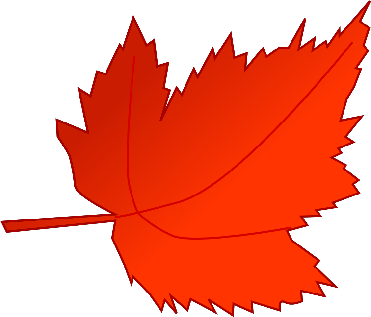 Leaf Clipart Vector - Fall Leaf Clipart (800x732), Png Download