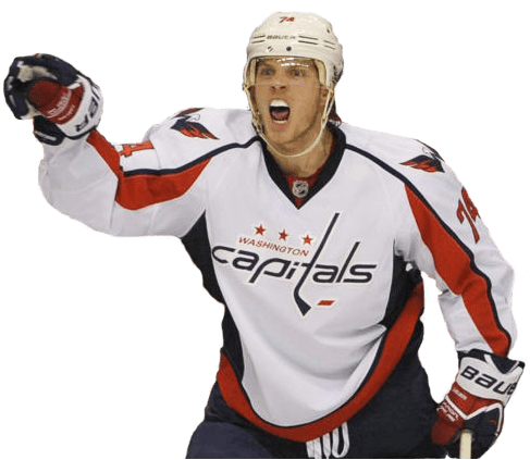 Angry John Carlson Yells At Things - Washington Capitals (560x431), Png Download