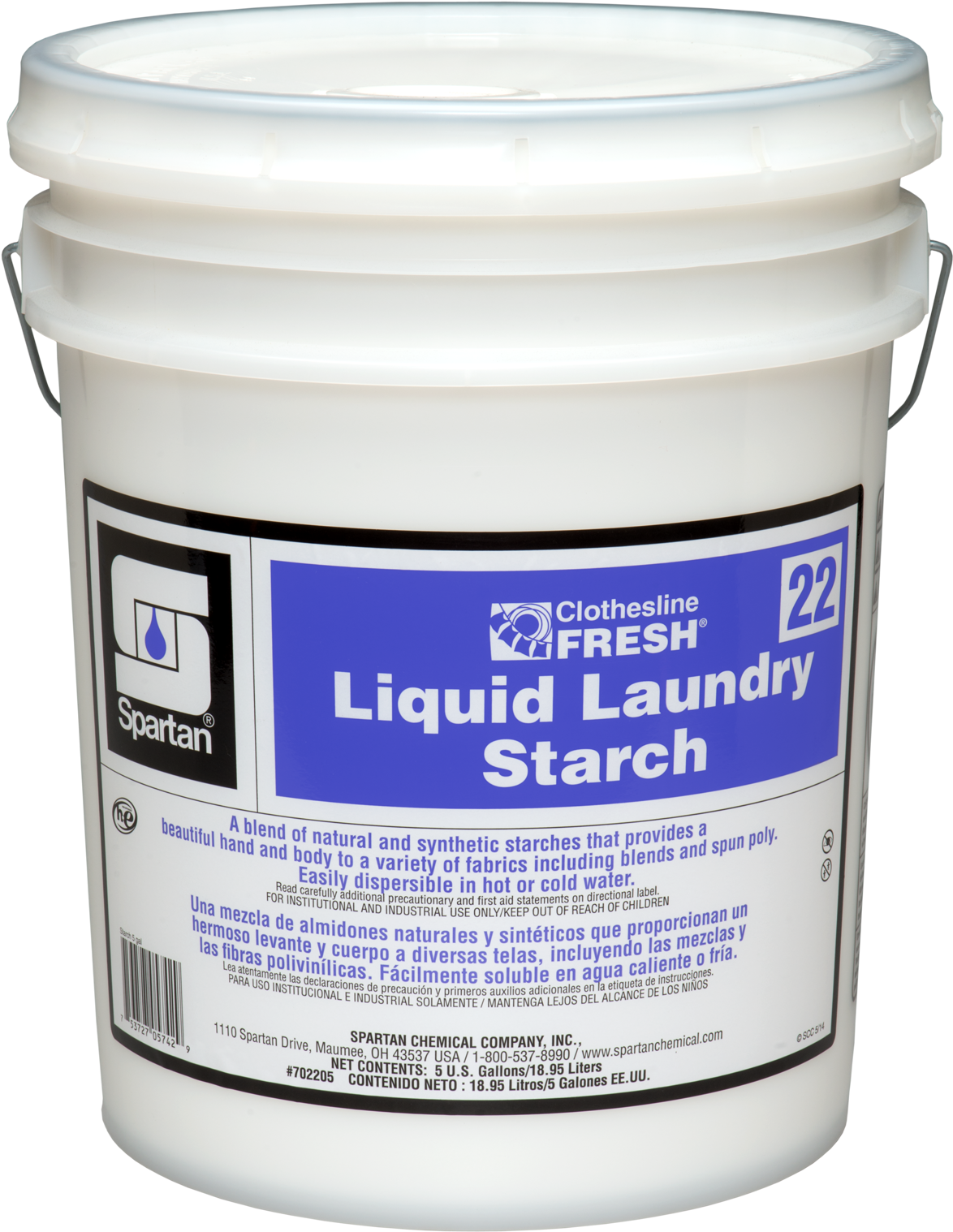 702205 Clf Liquid Laundry Starch - Industrial Detergents In Usa (1353x1894), Png Download
