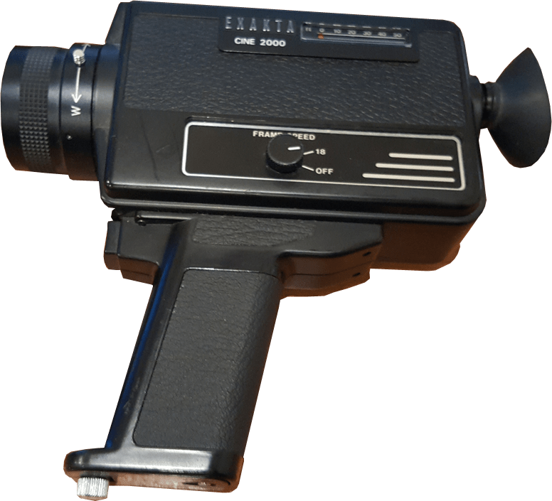 Exakta Cine Camera No Background Image - Transparent Background Cctv Gif (776x705), Png Download