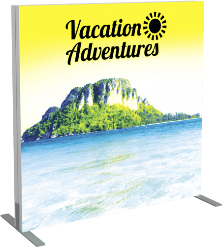 Vector Frame Light Box Square 02 Fabric Banner Display - 4' X 4' Vector Frame Light Box Square 02 With Double-side (500x500), Png Download