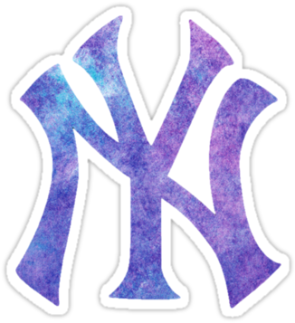 Yankees Logo Png New York Yankees Watercolor Logo - New York Yankees 2018 Logo (375x360), Png Download
