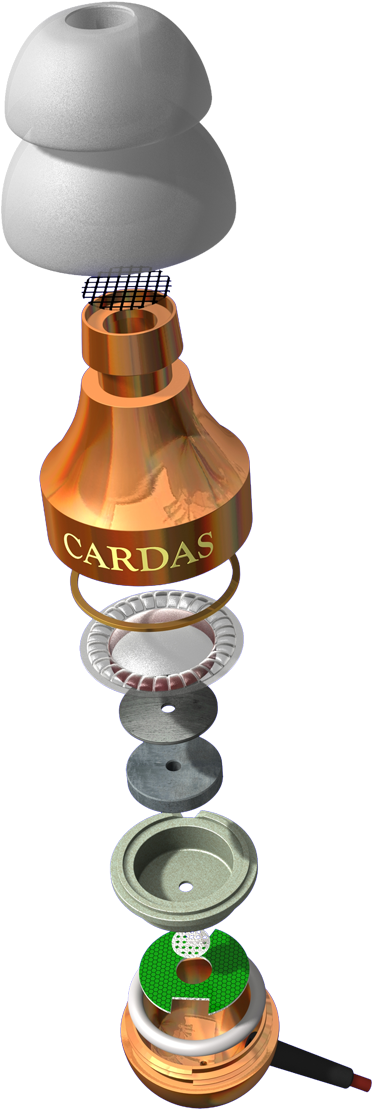 Cardas Ear Speakers - Beer Bottle (545x1115), Png Download