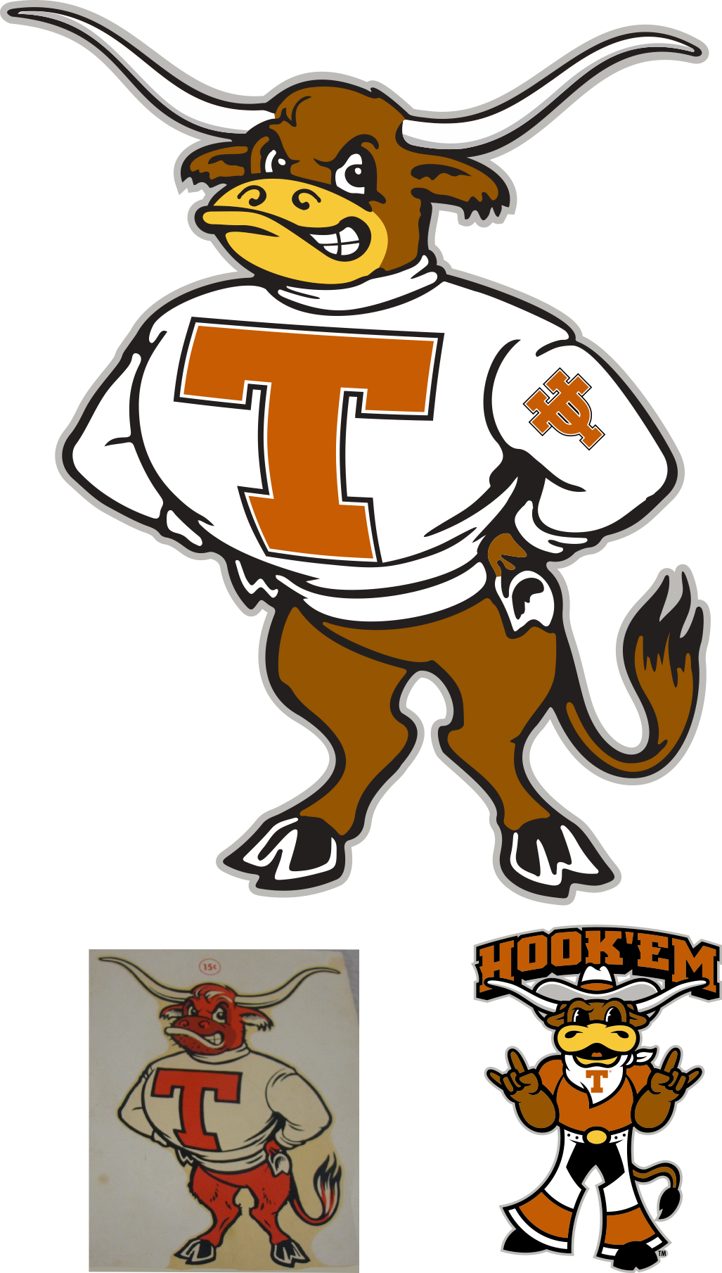 Athletics Logo, Helmet Logo, Texas Longhorns, Sports - Vintage College Mascots (1027x1809), Png Download