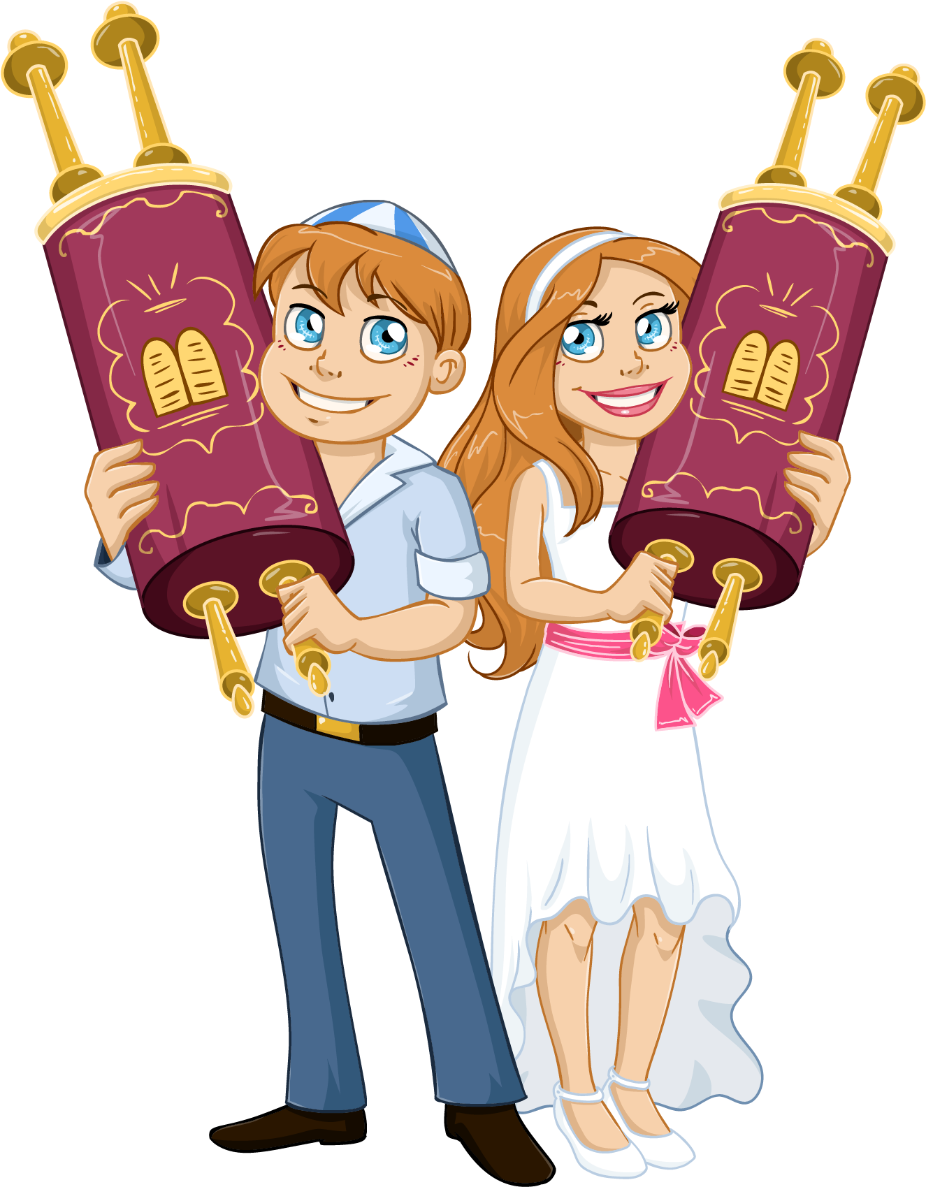 Bar & Bat Mitzvah - Bat Mitzvah Clipart (1500x1798), Png Download