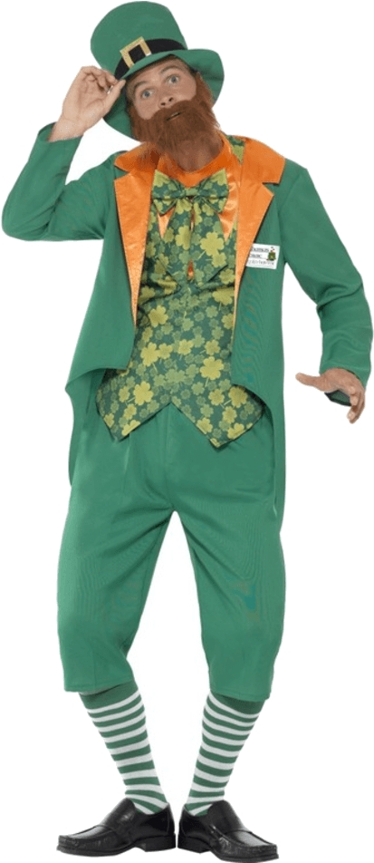 Adult Sheamus - Funny Leprechaun Costume (600x951), Png Download