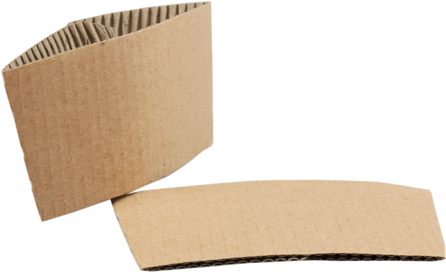 Sleeve, Corrugated Cardboard, Brown - Corrugated Cardboard Sleeve (640x640), Png Download