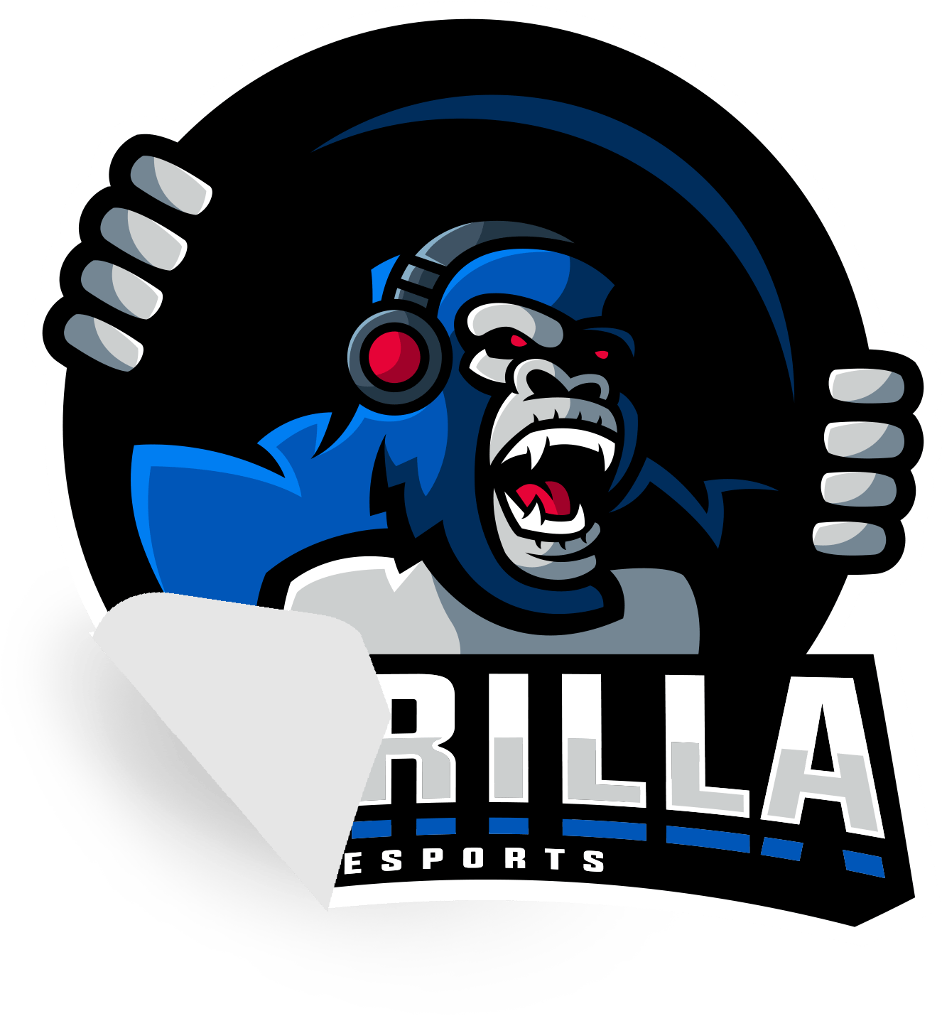 Gorilla Sticker - Gorilla Logo Esports (2000x2000), Png Download