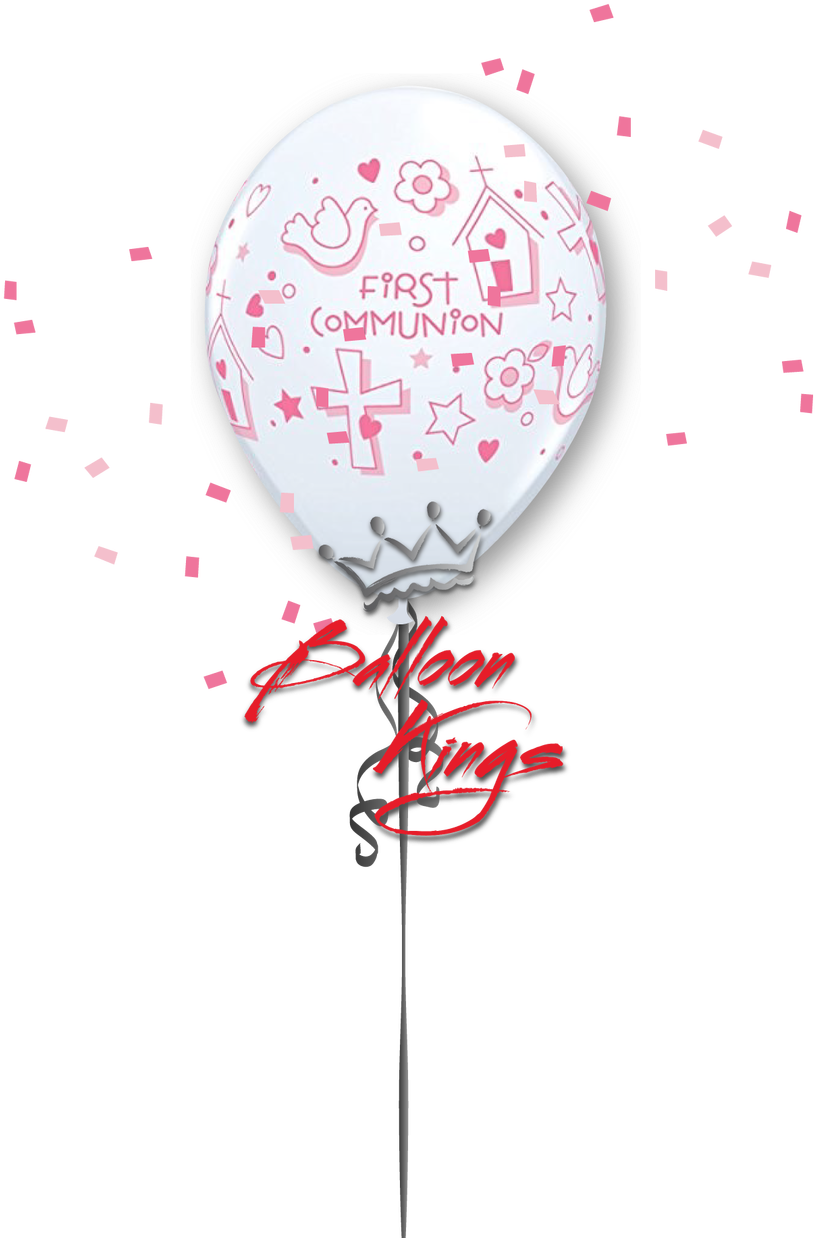 11in Latex First Communion Pink - Christmas Picsart (1080x1280), Png Download