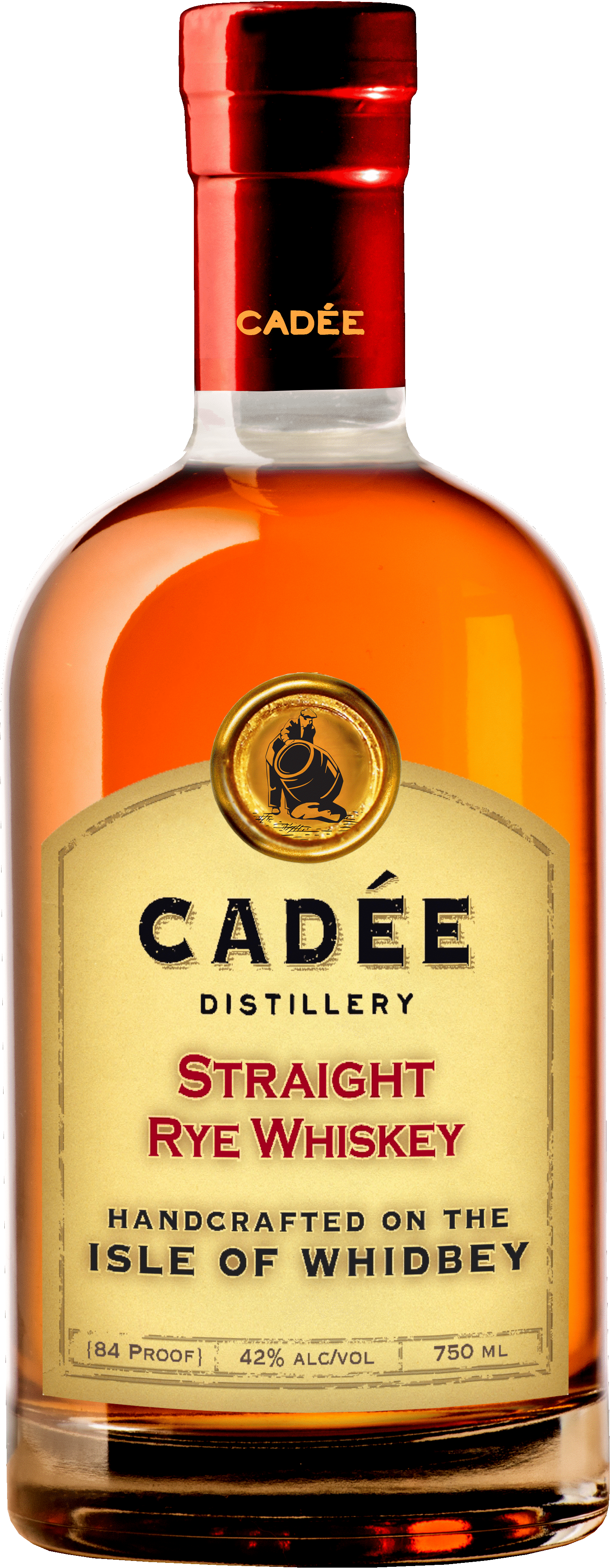 Cadee Straight Rye Whiskey (1554x3991), Png Download