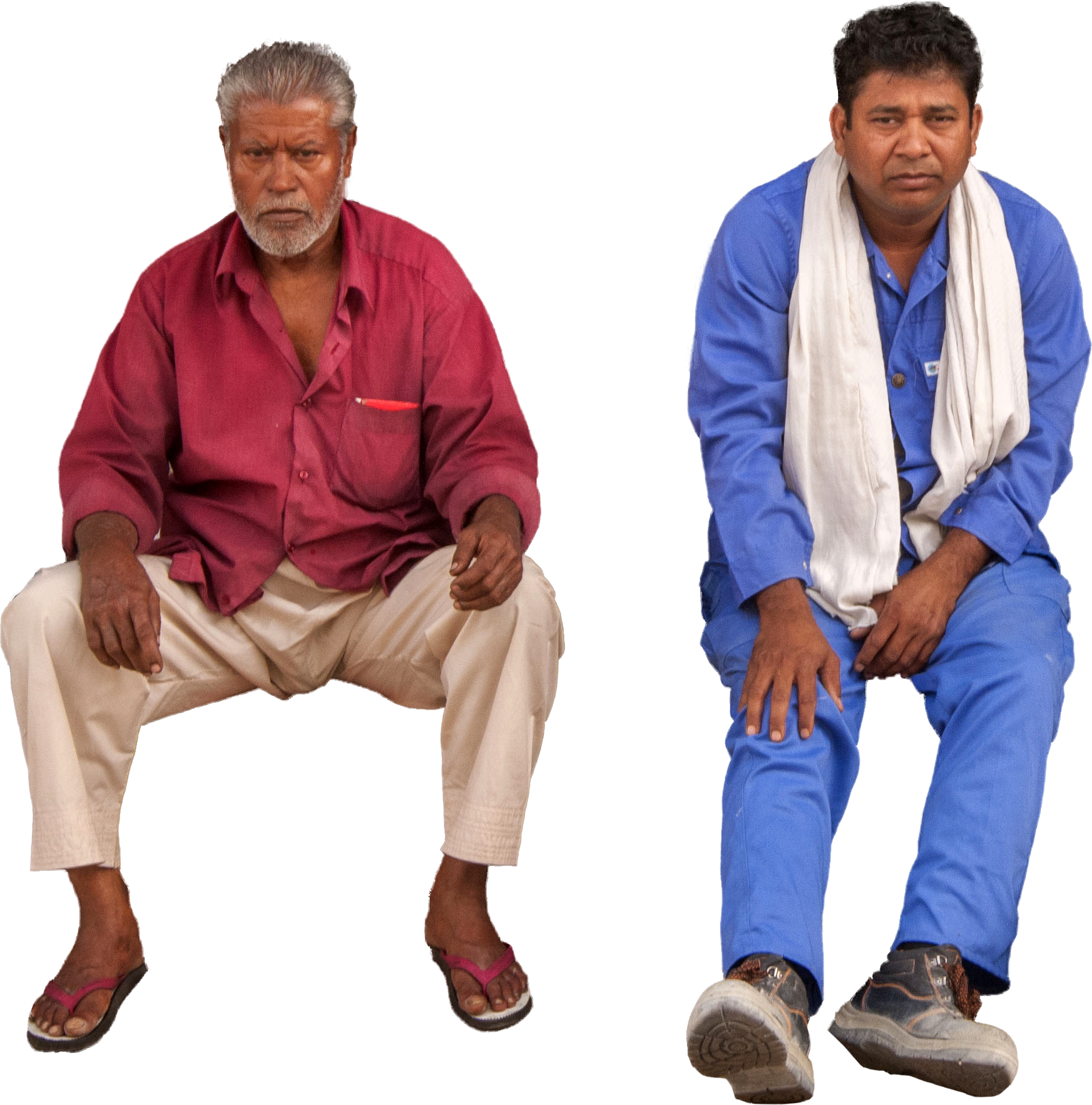 People Sitting Back Png - Sit People (1745x1766), Png Download