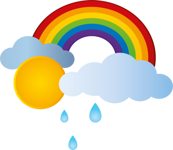 Arc En Ciel,arco Iris,regenboog - Rainbow (600x521), Png Download