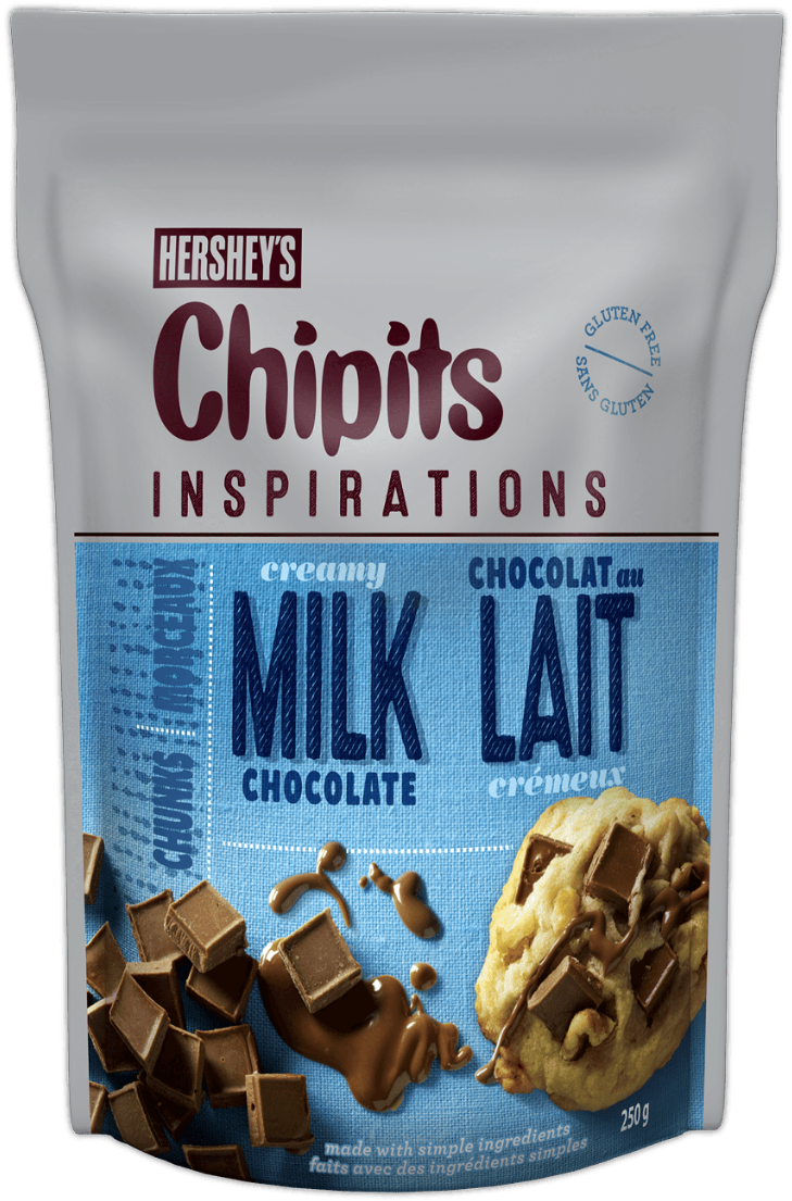 Hershey's Chipits Creamy Milk Chocolate Chunks - Hershey Milk Chocolate Chunks (1280x1280), Png Download