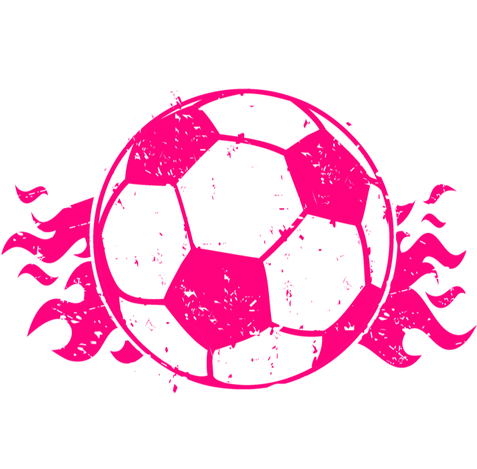 Personalized Soccer Flames Women's Dark T-shirt - Balones De Futbol De Caricatura (700x700), Png Download