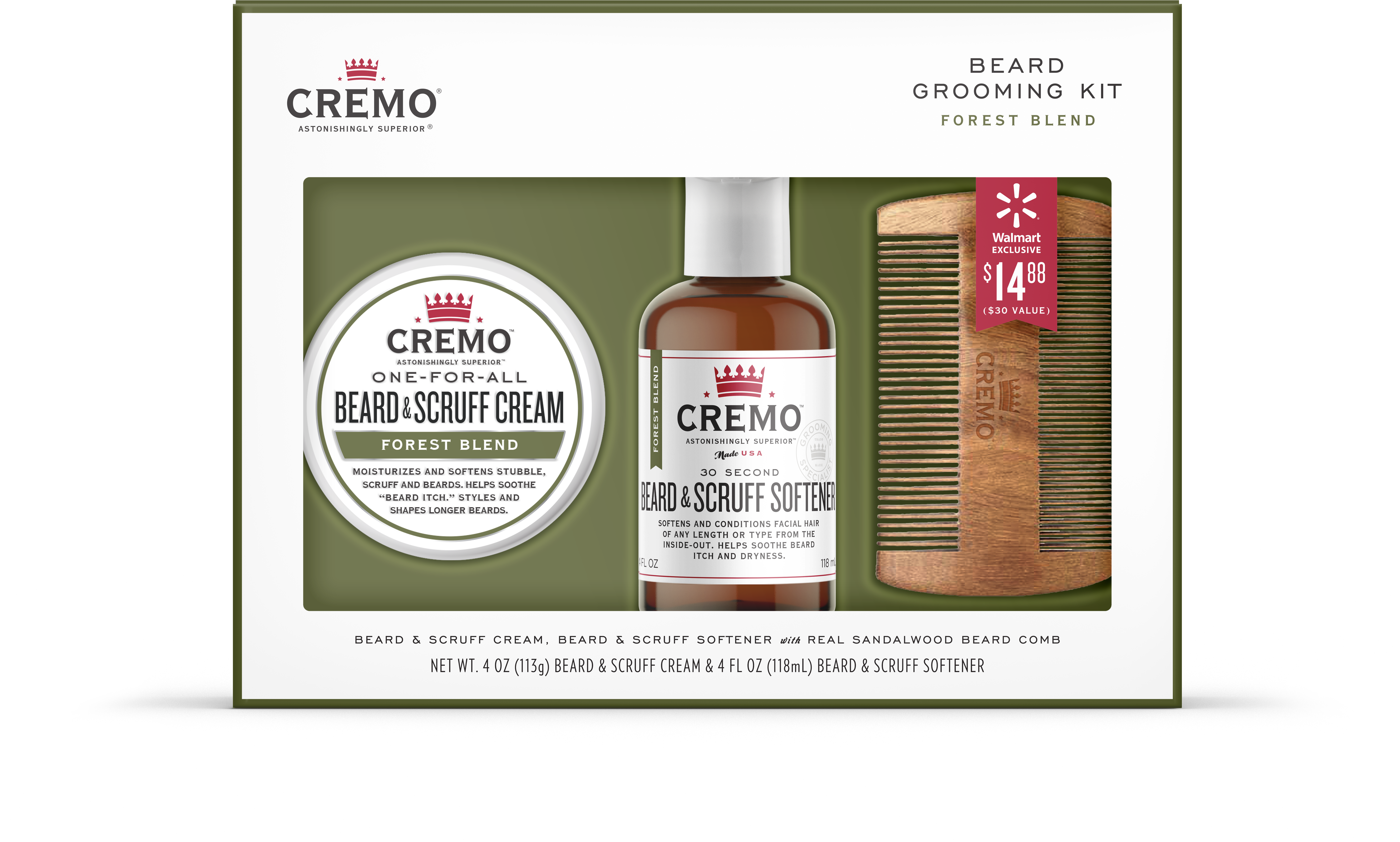 Cremo Walmart Christmas (6818x6778), Png Download