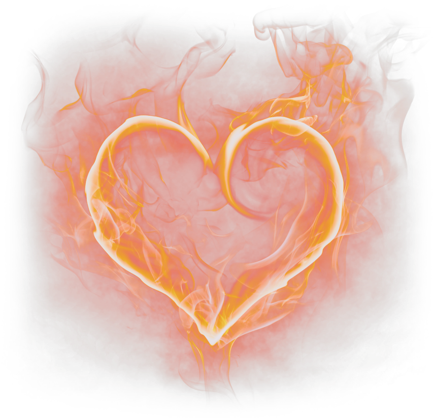 Orange Sticker - Heart (1024x1024), Png Download