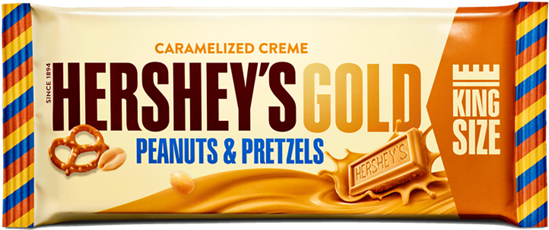 Hershey's Have A Partnership With Team Usa For The - Hershey Gold Bar King Size (570x570), Png Download