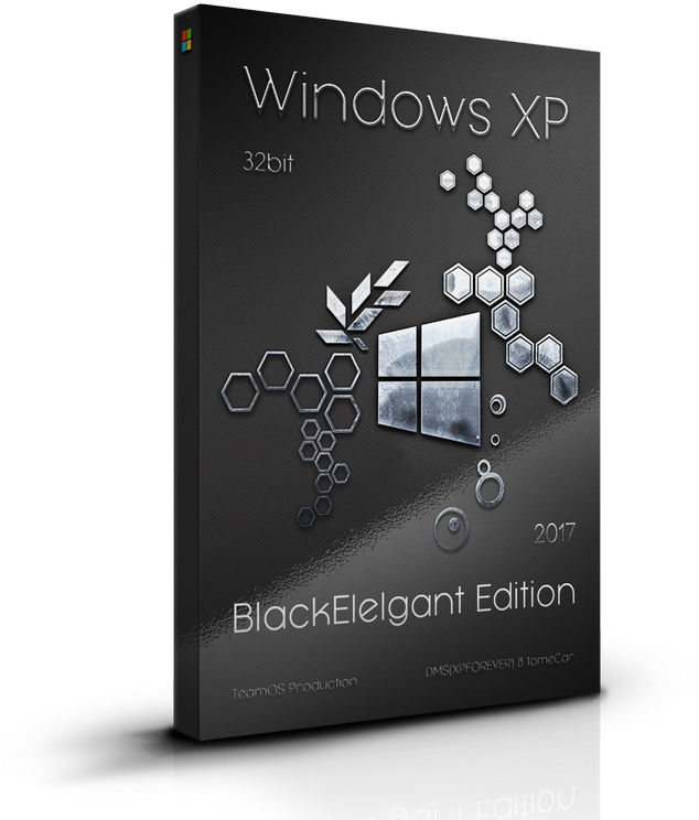 Windows_xp_black_elegant_edition_2017 _( Dms&tomecar (700x753), Png Download