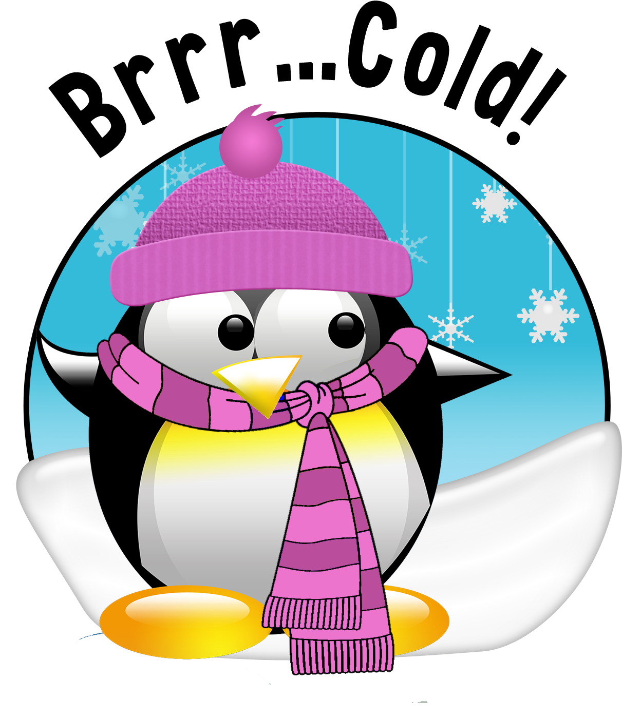 “seeing Is Believing ” - Clip Art Brrr Cold (1500x1500), Png Download