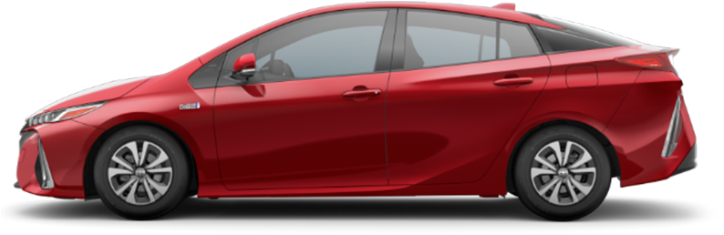 2018 Toyota Prius Prime - Toyota Prius Prime 2019 Black (800x500), Png Download