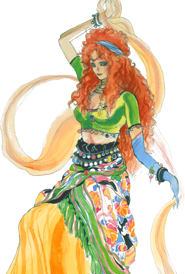 Barbara - Romancing Saga Minstrel Song Barbara (609x900), Png Download