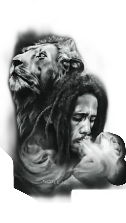 Bob Marley (480x852), Png Download