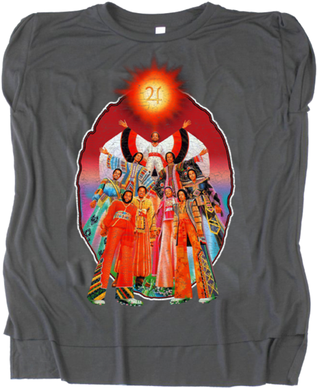 Earth On Fire Png - September Earth Wind And Fire Shirt (600x600), Png Download